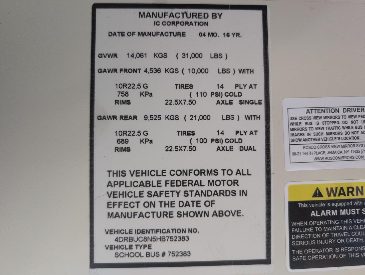 2017 IC INTERNATIONAL CE300 Johnstown NY