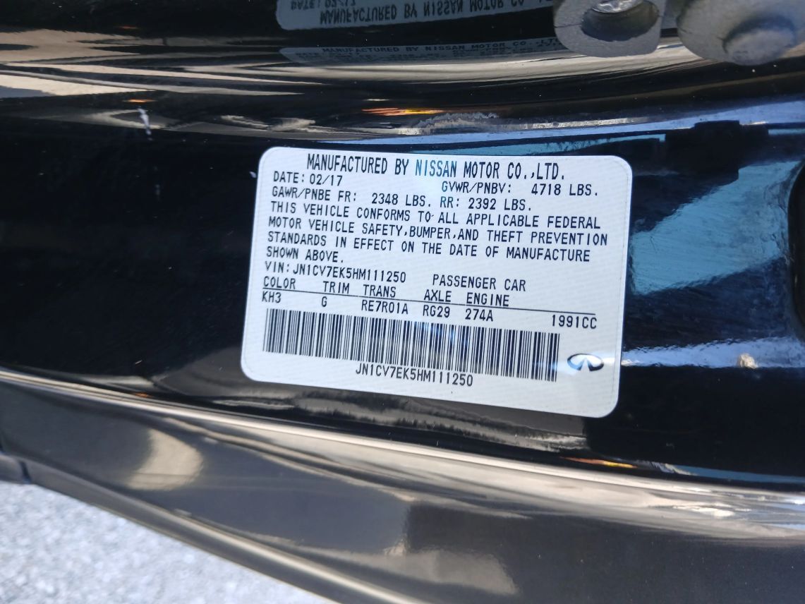 2017 INFINITI Q60 2.0t Coupe 2D Maitland FL