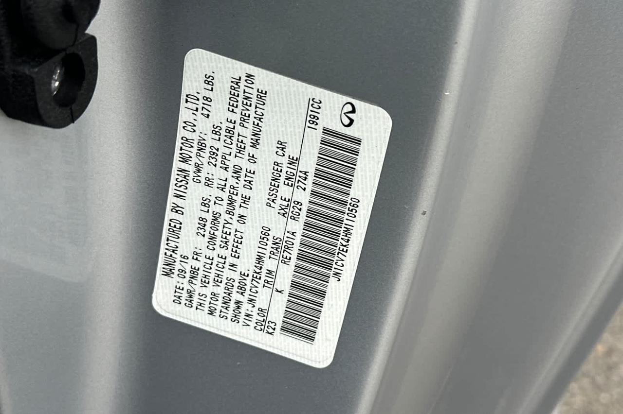 2017 INFINITI Q60 2.0t Premium Roseville CA