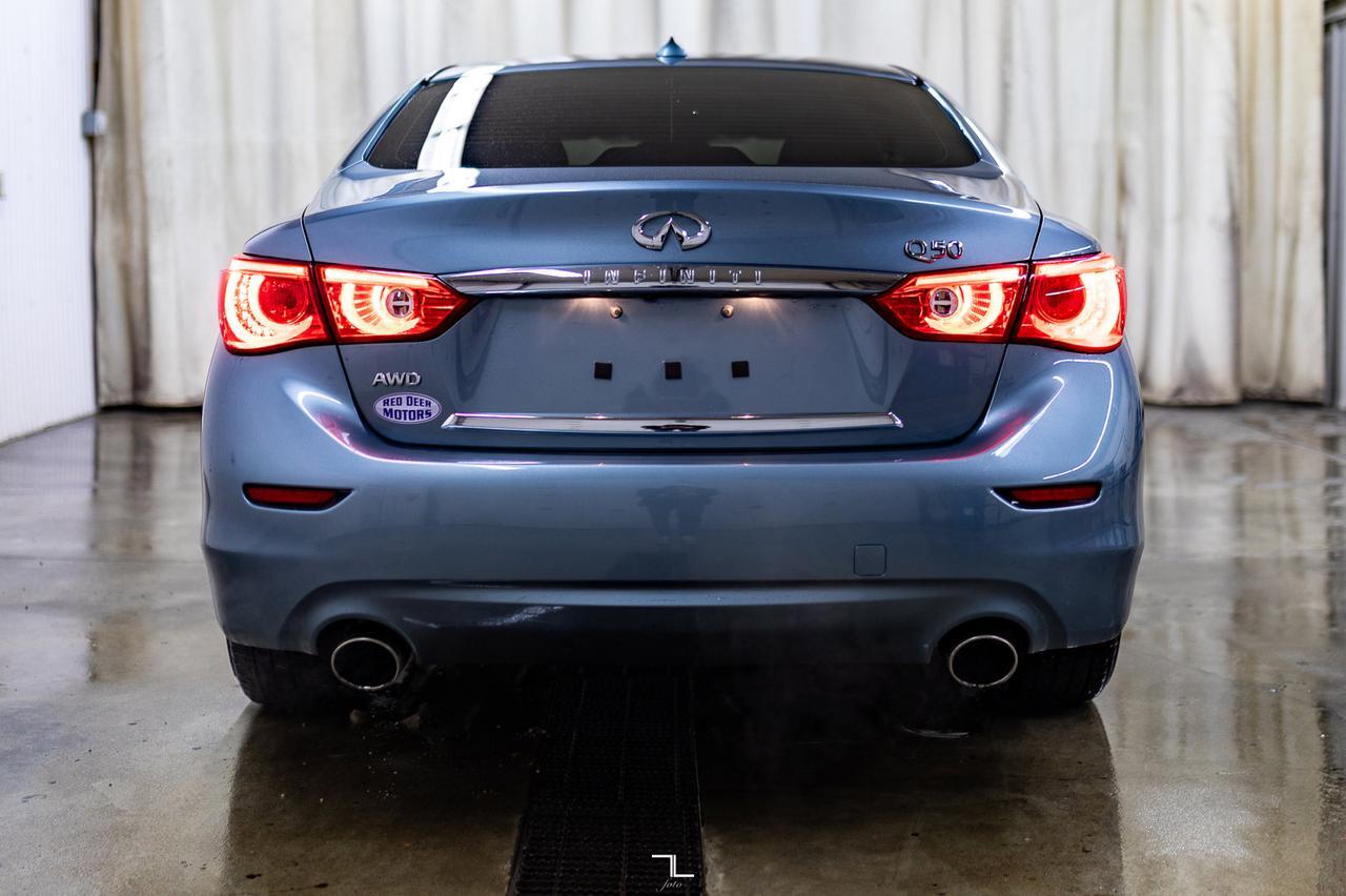 2017 Infiniti Q50 AWD 3.0T Premium Edition Leather Roof Nav Red Deer AB
