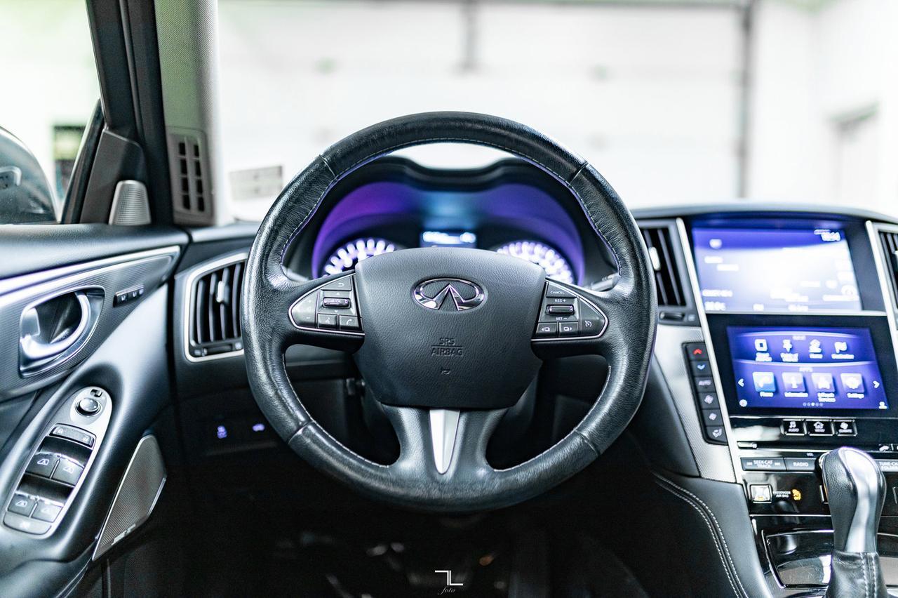 2017 Infiniti Q50 AWD 3.0T Premium Edition Leather Roof Nav Red Deer AB