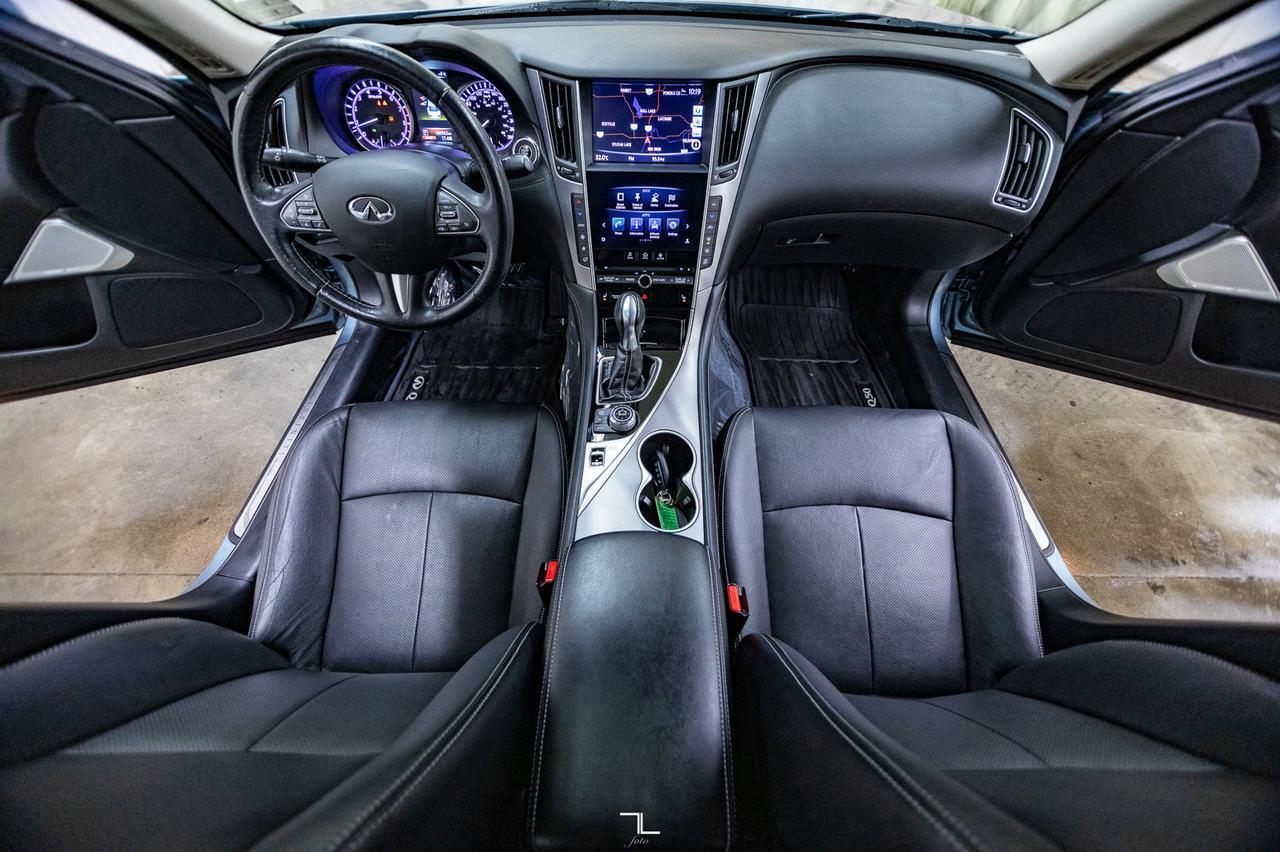 2017 Infiniti Q50 AWD 3.0T Premium Edition Leather Roof Nav Red Deer AB