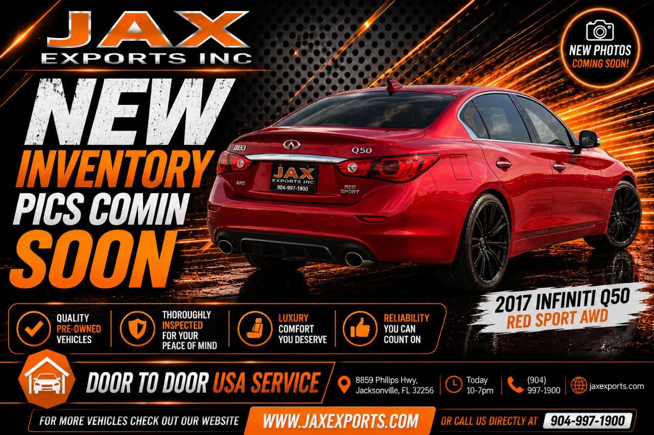2017 Infiniti Q50 Red Sport 400 AWD Jacksonville FL