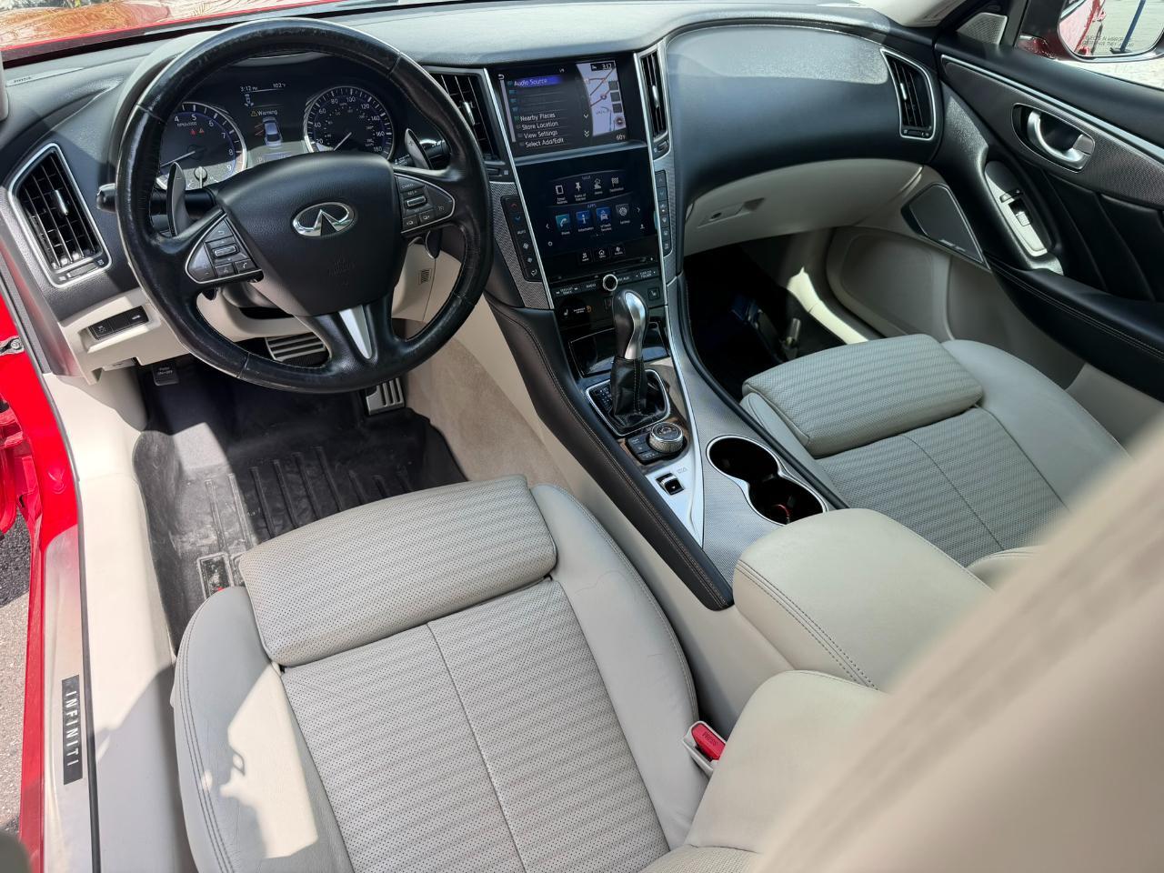 2017 Infiniti Q50 Red Sport 400 AWD Jacksonville FL