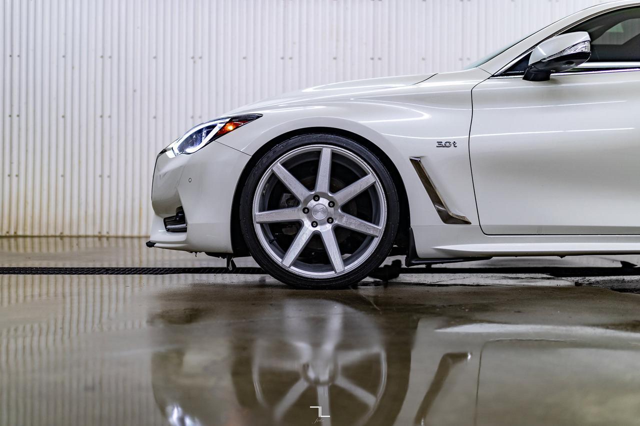 2017 Infiniti Q60S AWD 3.0T Sport Coupe Leather Roof Nav BCam Red Deer AB