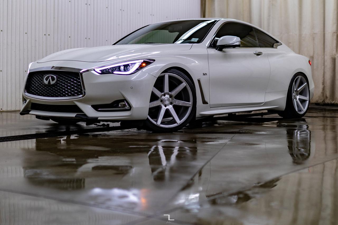 2017 Infiniti Q60S AWD 3.0T Sport Coupe Leather Roof Nav BCam Red Deer AB