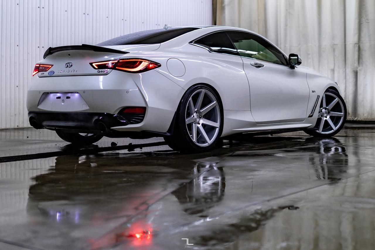 2017 Infiniti Q60S AWD 3.0T Sport Coupe Leather Roof Nav BCam Red Deer AB
