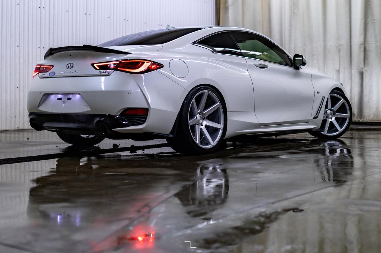 2017 Infiniti Q60S AWD 3.0T Sport Coupe Leather Roof Nav BCam Red Deer AB