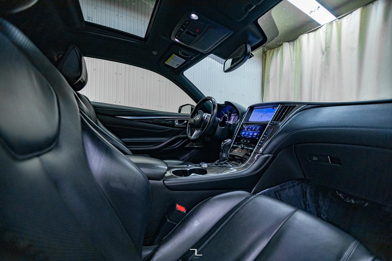 2017 Infiniti Q60S AWD 3.0T Sport Coupe Leather Roof Nav BCam Red Deer AB