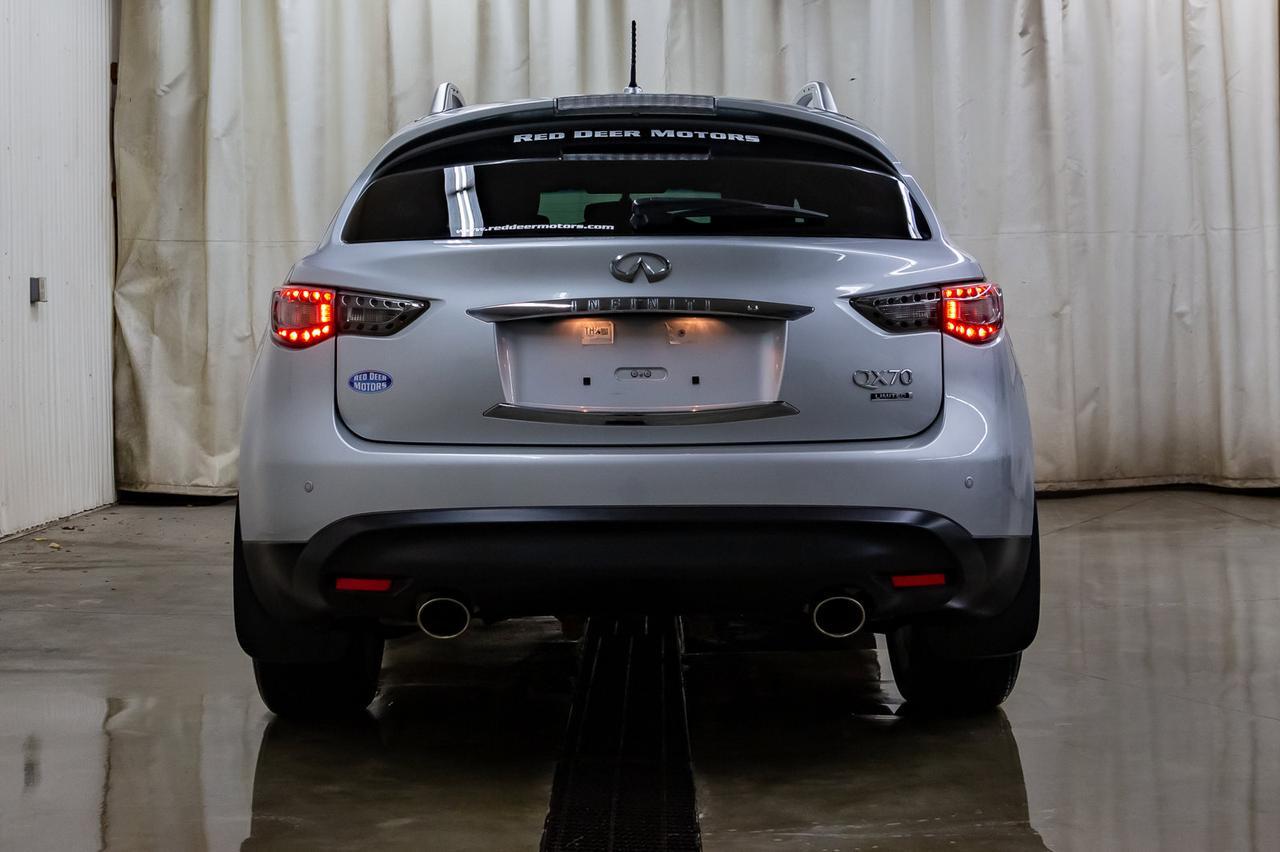 2017 Infiniti QX70 AWD Limited Leather Roof Nav BCam Red Deer AB