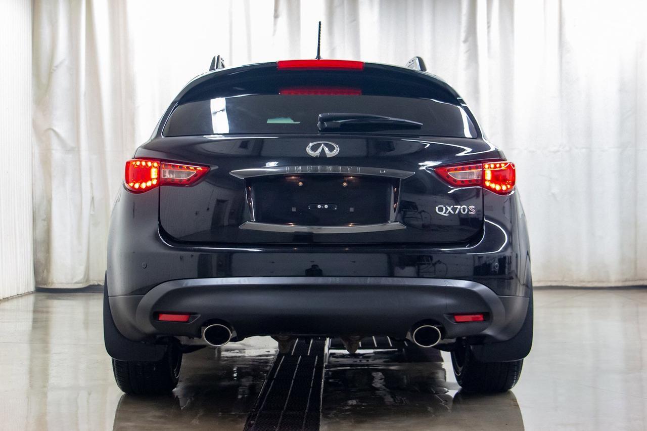 2017 Infiniti QX70 AWD S Leather Roof Nav Red Deer AB