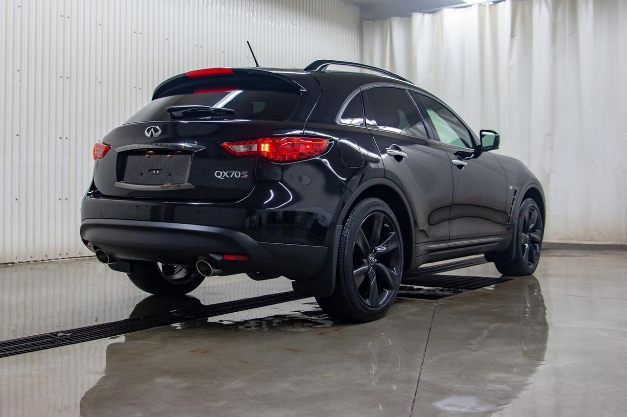 2017 Infiniti QX70 AWD S Leather Roof Nav Red Deer AB