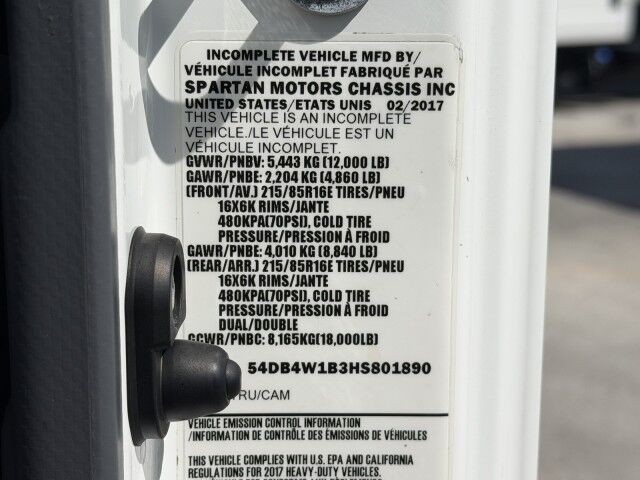 2017 Isuzu NPR GAS 14' Aluminum Trash Dump Truck Homestead FL