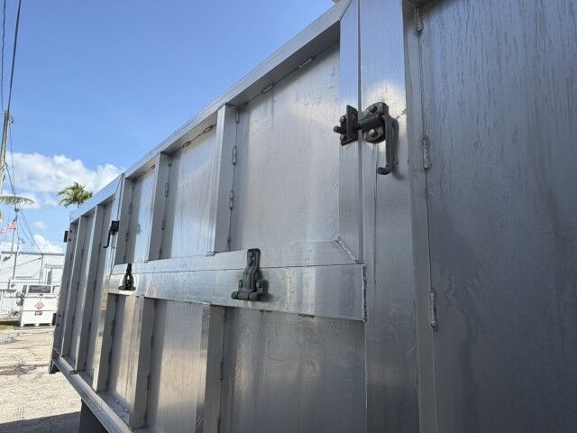 2017 Isuzu NPR GAS 14' Aluminum Trash Dump Truck Homestead FL