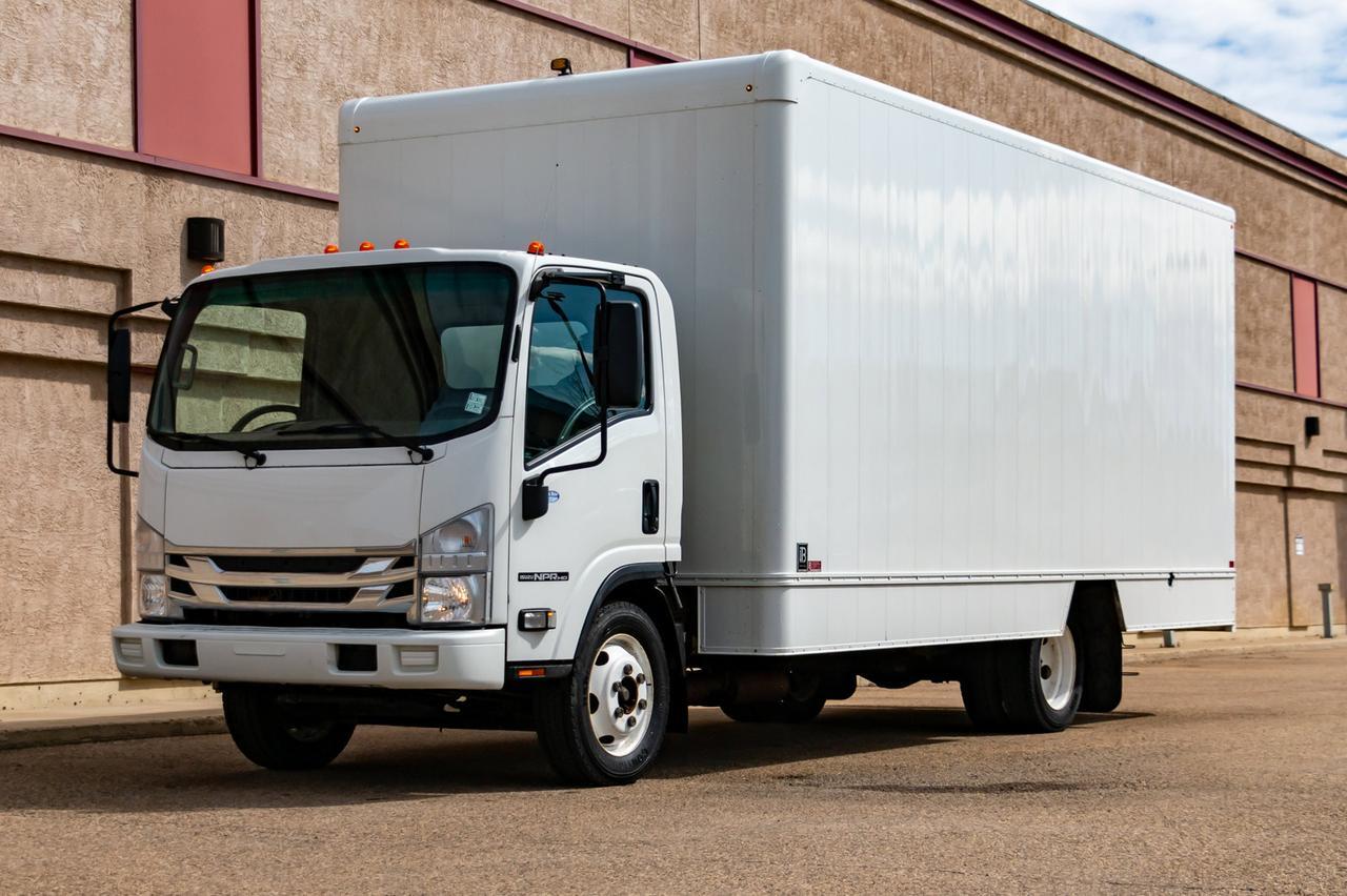 2017 Isuzu NPR H.D 16 Ft.Cube Van BCam Red Deer AB