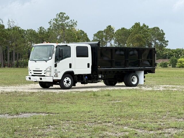 2017 Isuzu NPR-HD 14' Steel Landscape Dump Truck Homestead FL
