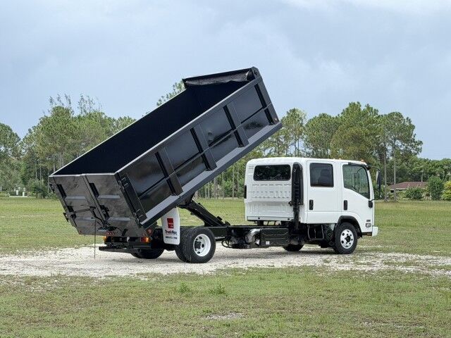 2017 Isuzu NPR-HD 14' Steel Landscape Dump Truck Homestead FL