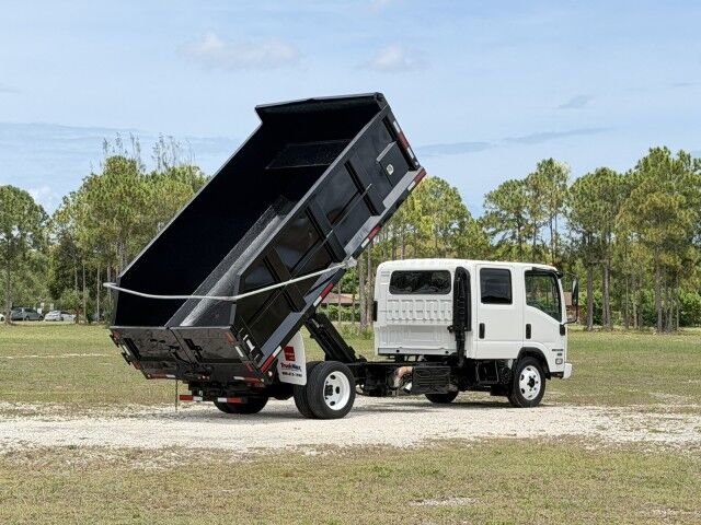 2017 Isuzu NPR-XD Crew Cab DSL 14' Steel Landscape Dump Truck Homestead FL