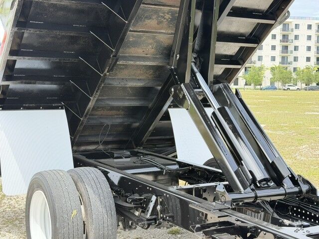 2017 Isuzu NPR-XD Crew Cab DSL 14' Steel Landscape Dump Truck Homestead FL