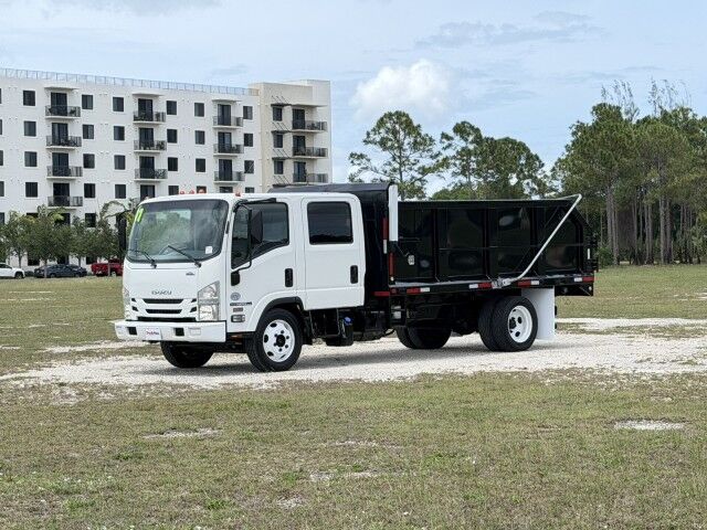 2017 Isuzu NPR-XD Crew Cab DSL 14' Steel Landscape Dump Truck