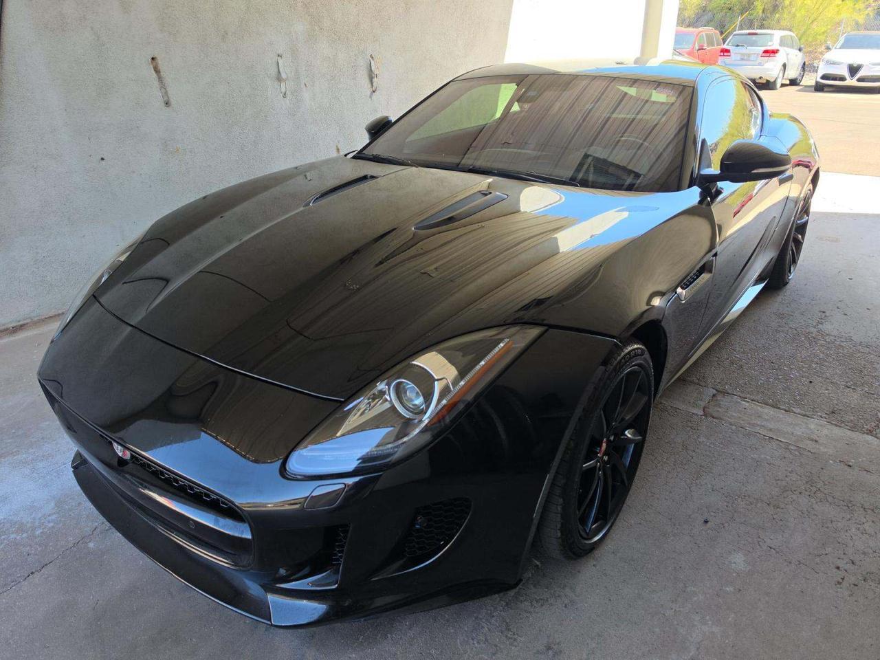 Black 2017 Jaguar F-TYPE Coupe Rear-Wheel Drive Automatic