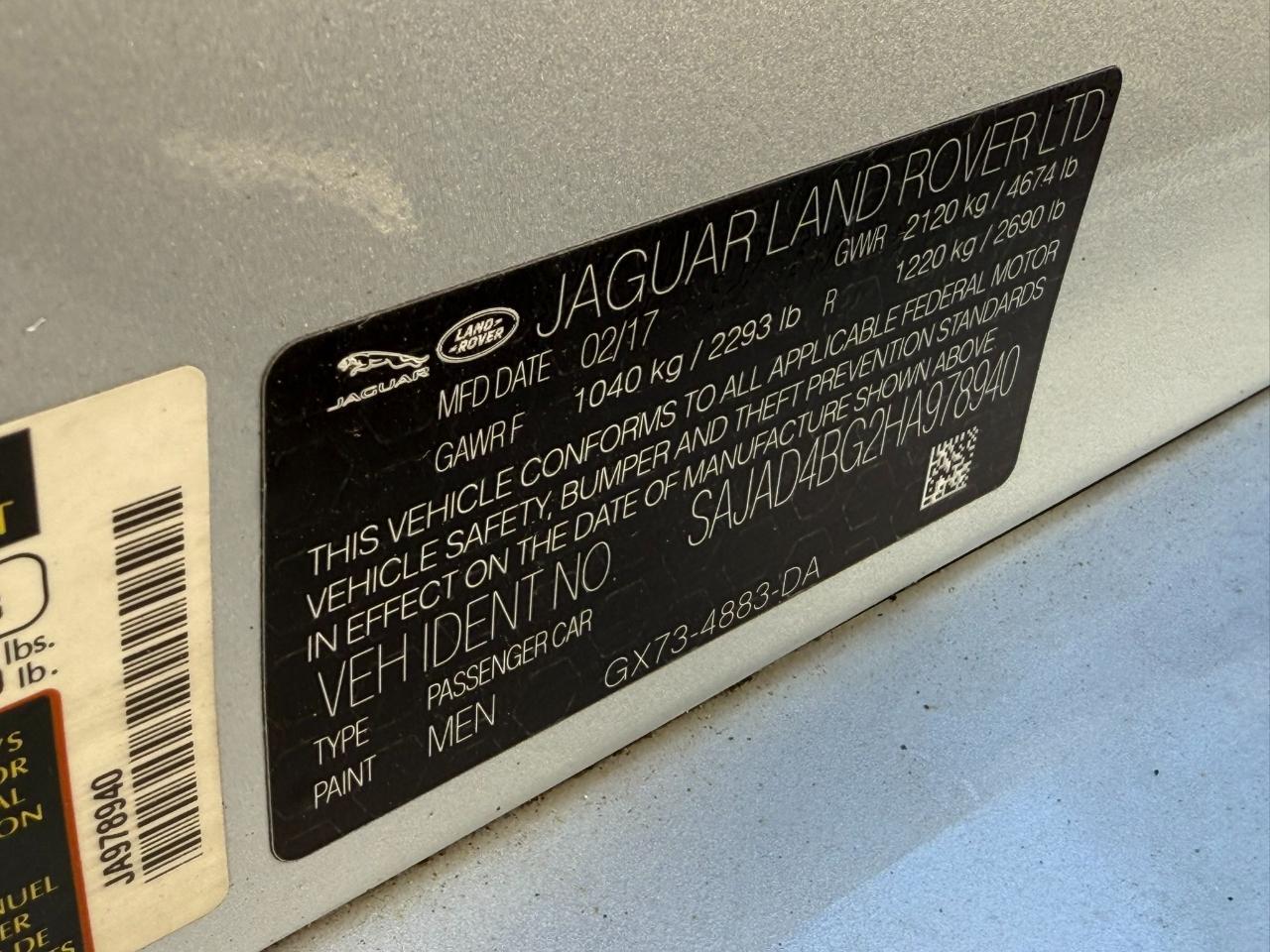 2017 Jaguar XE 25t Premium RWD Jacksonville FL