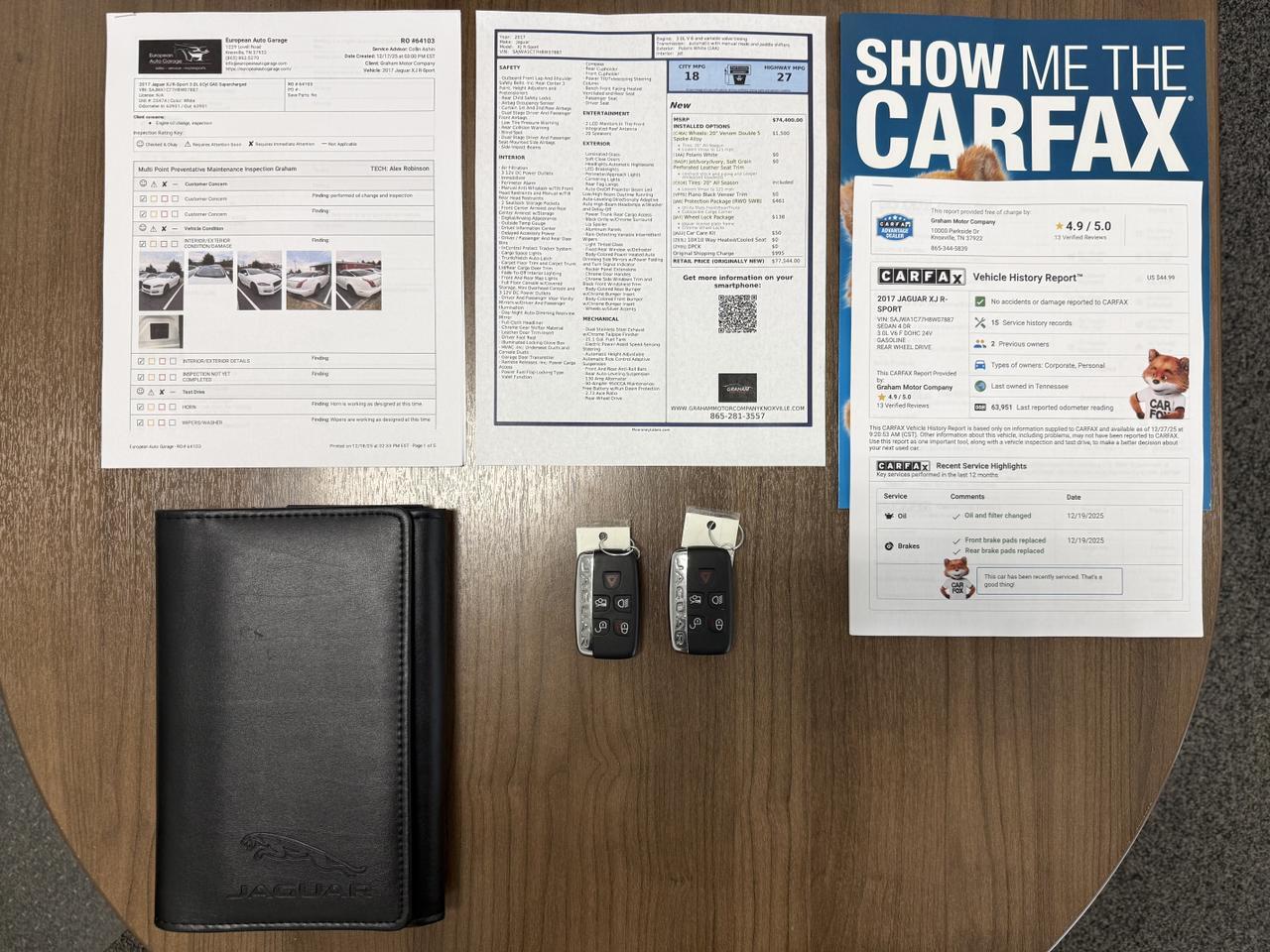 2017 Jaguar XJ R-Sport Knoxville TN