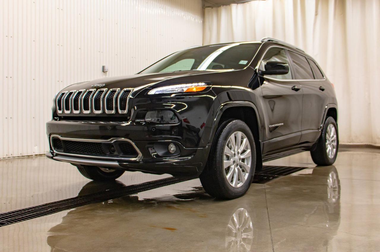 2017 Jeep Cherokee 4x4 Overland Leather Roof Nav Red Deer AB