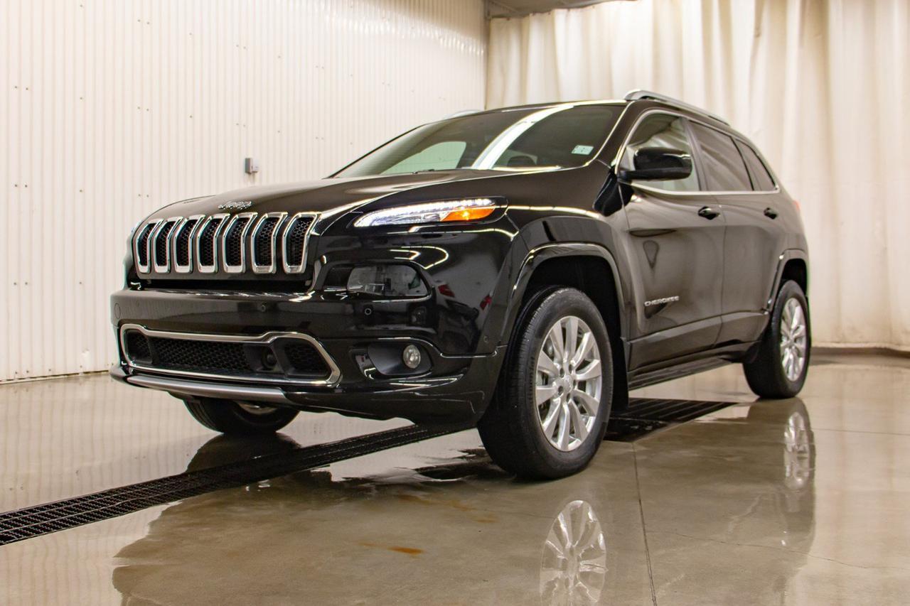 2017 Jeep Cherokee 4x4 Overland Leather Roof Nav Red Deer AB