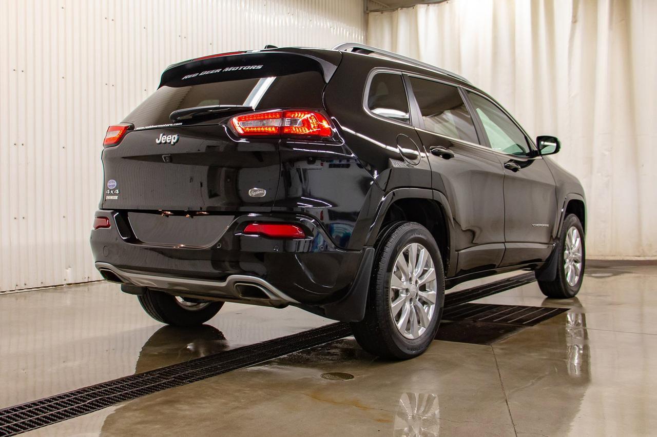 2017 Jeep Cherokee 4x4 Overland Leather Roof Nav Red Deer AB