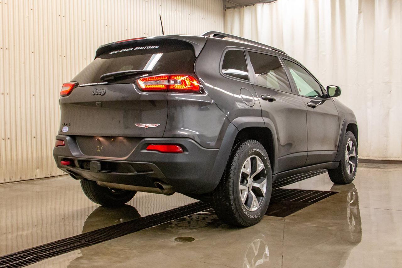 2017 Jeep Cherokee 4x4 Trailhawk Leather BCam Red Deer AB