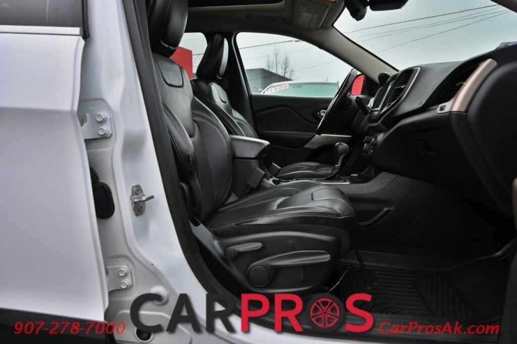 2017 Jeep Cherokee Limited - 4X4 - Safety Tec &Technology Pkg - Adaptive Cruise Control - Heated & Cooled Leather Seats - Heated Steering Wheel - Remote Start - Sunroof - Navigation - Power Liftgate - Tow Pkg Anchorage AK