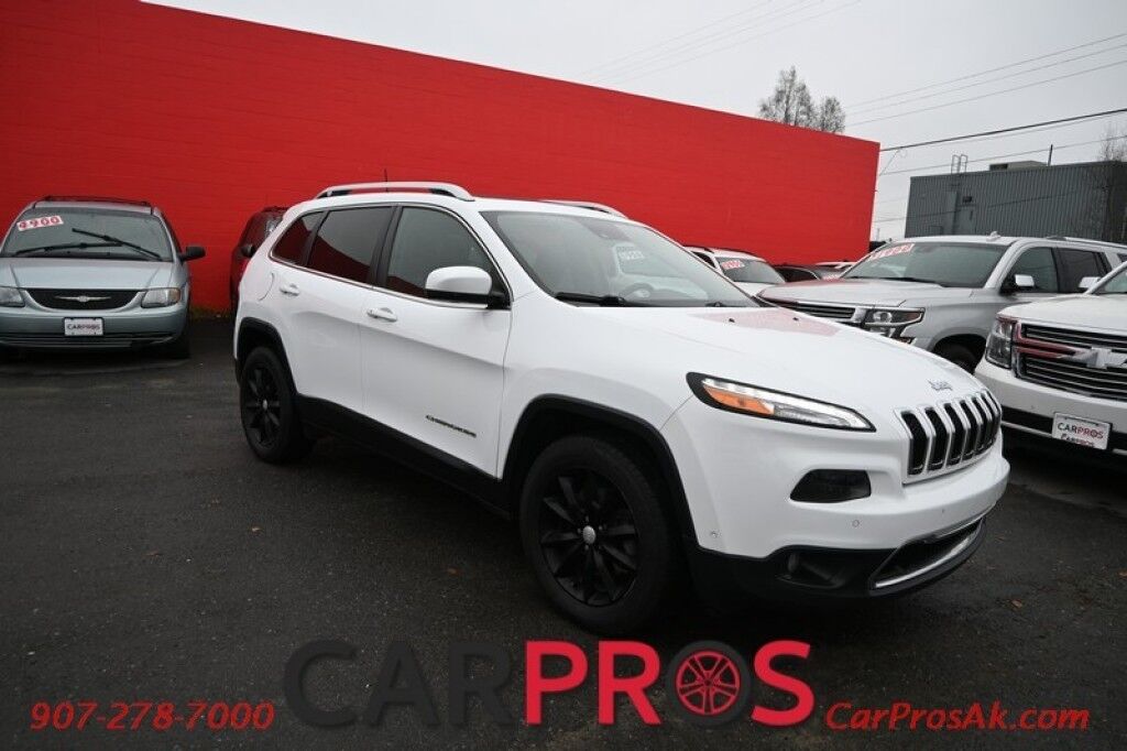 2017 Jeep Cherokee Limited - 4X4 - Safety Tec &Technology Pkg - Adaptive Cruise Control - Heated & Cooled Leather Seats - Heated Steering Wheel - Remote Start - Sunroof - Navigation - Power Liftgate - Tow Pkg Anchorage AK