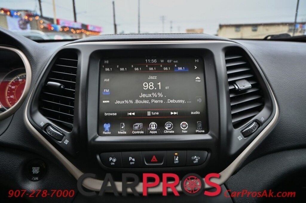 2017 Jeep Cherokee Limited - 4X4 - Safety Tec &Technology Pkg - Adaptive Cruise Control - Heated & Cooled Leather Seats - Heated Steering Wheel - Remote Start - Sunroof - Navigation - Power Liftgate - Tow Pkg Anchorage AK