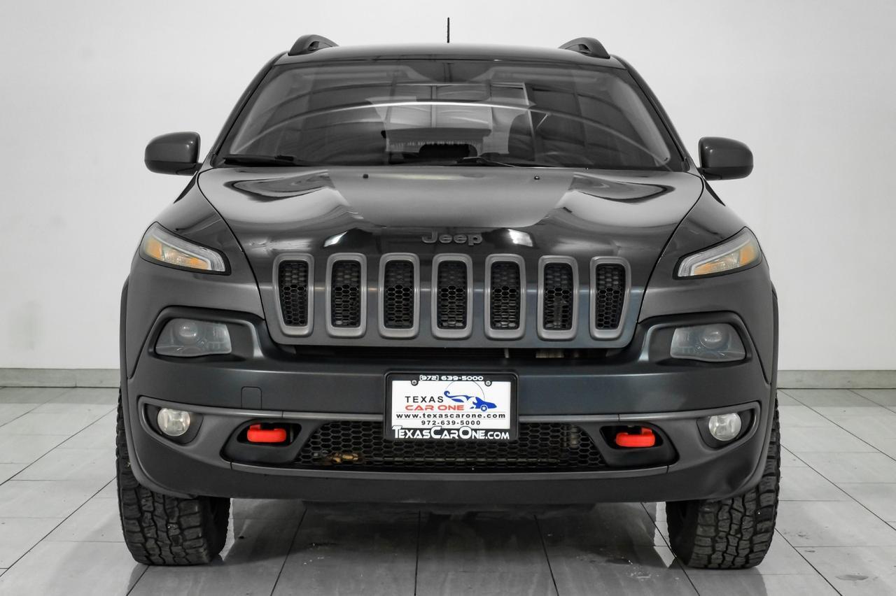 2017 Jeep Cherokee TRAILHAWK 4WD NAVIGATION HEATED SEATS REAR CAMERA BLUETOOTH CRUISE ALLOY WHEELS