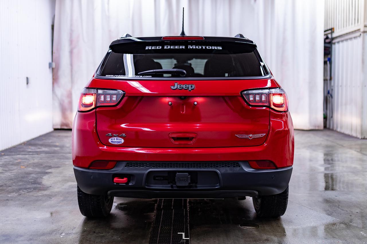 2017 Jeep Compass 4x4 Trailhawk Leather Roof Nav BCam Red Deer AB