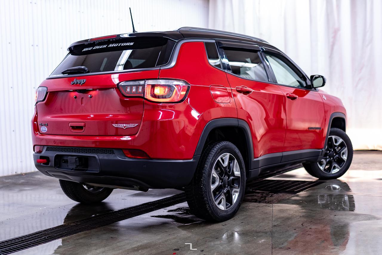 2017 Jeep Compass 4x4 Trailhawk Leather Roof Nav BCam Red Deer AB