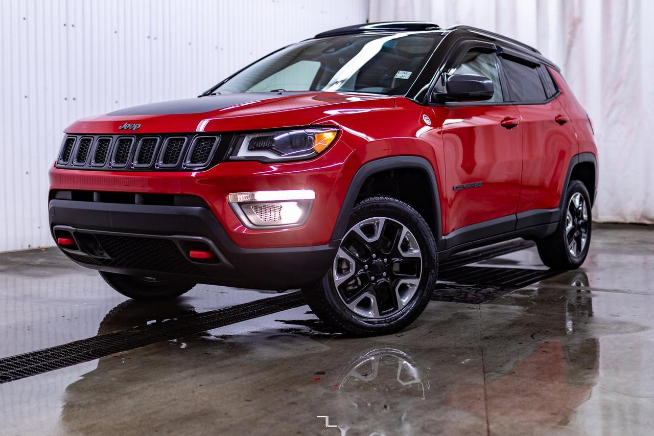 2017 Jeep Compass 4x4 Trailhawk Leather Roof Nav BCam Red Deer AB