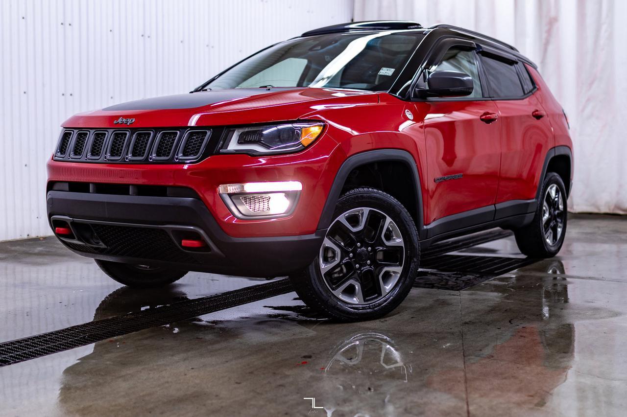 2017 Jeep Compass 4x4 Trailhawk Leather Roof Nav BCam Red Deer AB