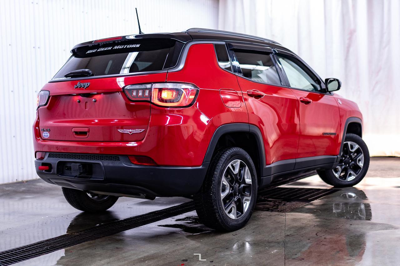 2017 Jeep Compass 4x4 Trailhawk Leather Roof Nav BCam Red Deer AB