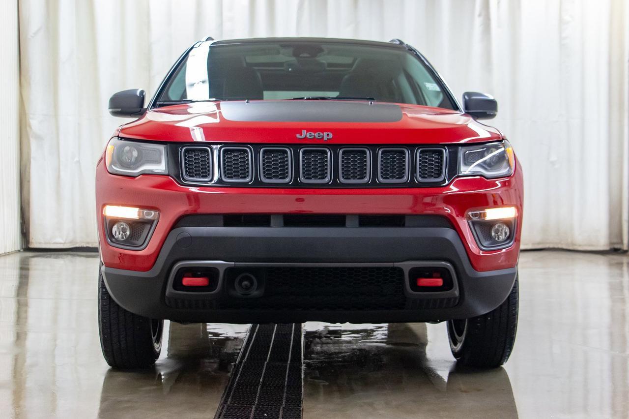2017 Jeep Compass 4x4 Trailhawk Leather Roof Nav Red Deer AB
