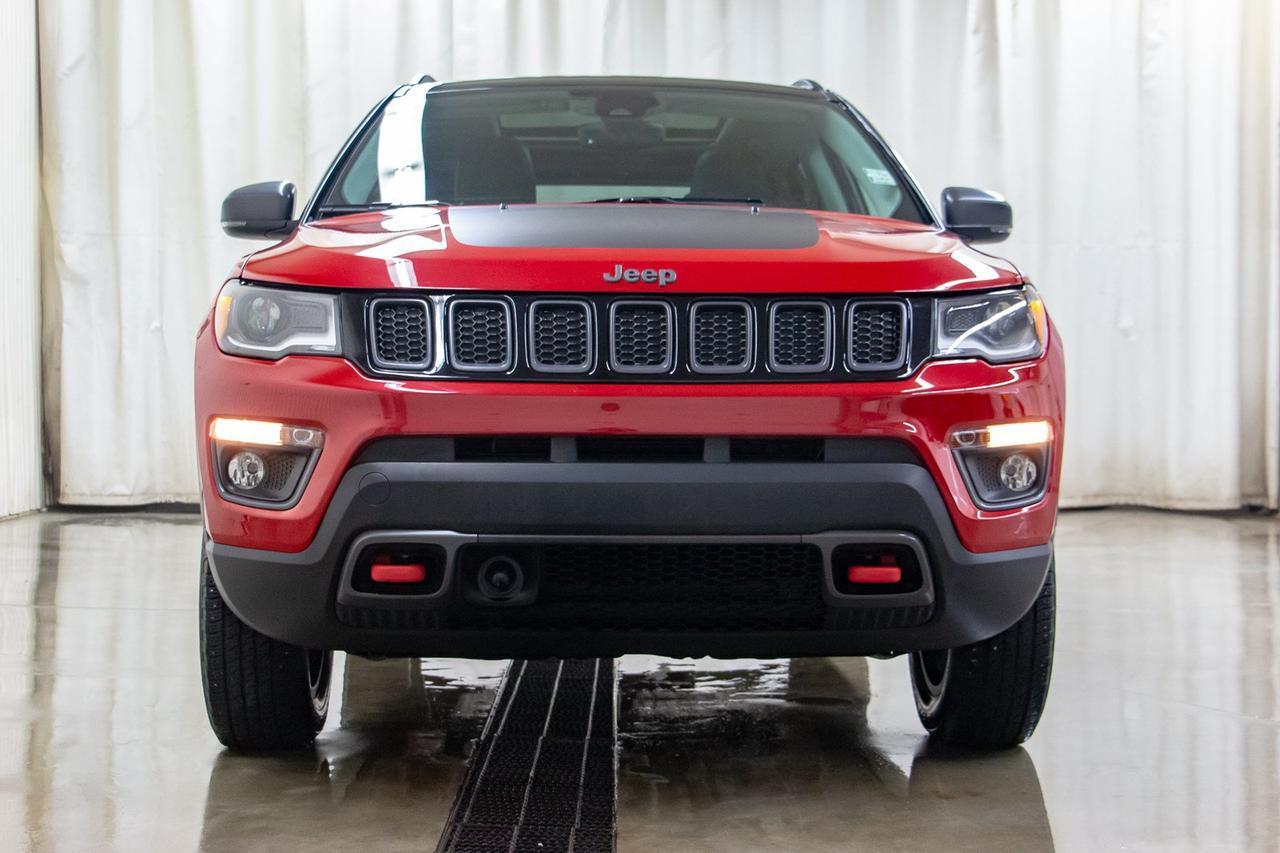 2017 Jeep Compass 4x4 Trailhawk Leather Roof Nav Red Deer AB