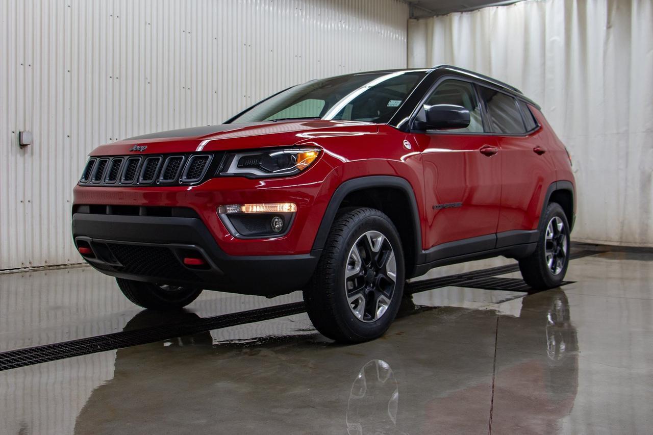 2017 Jeep Compass 4x4 Trailhawk Leather Roof Nav Red Deer AB