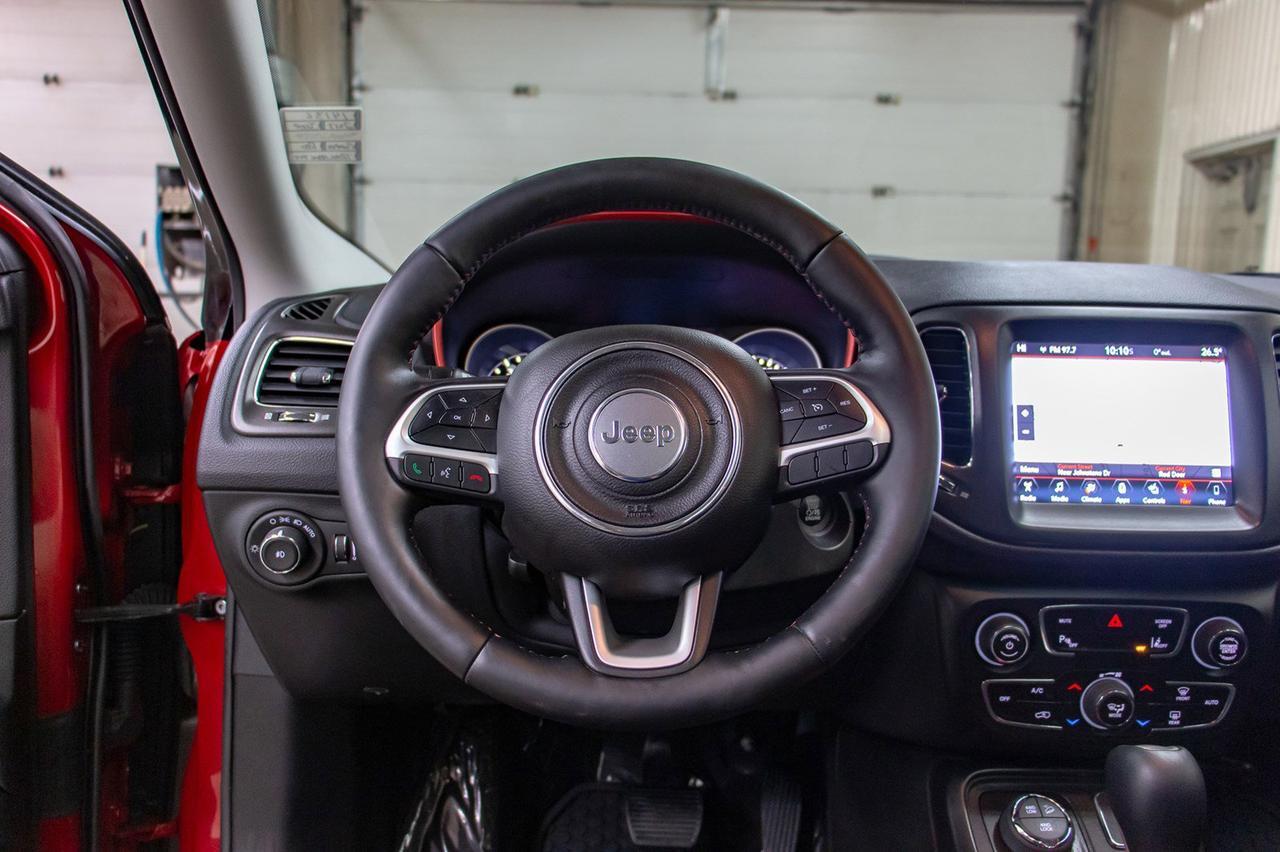 2017 Jeep Compass 4x4 Trailhawk Leather Roof Nav Red Deer AB