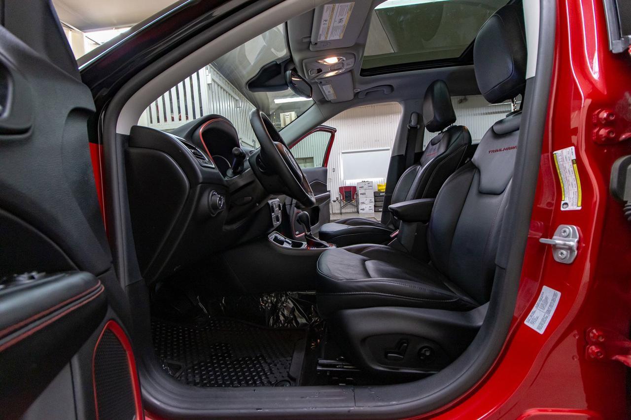 2017 Jeep Compass 4x4 Trailhawk Leather Roof Nav Red Deer AB