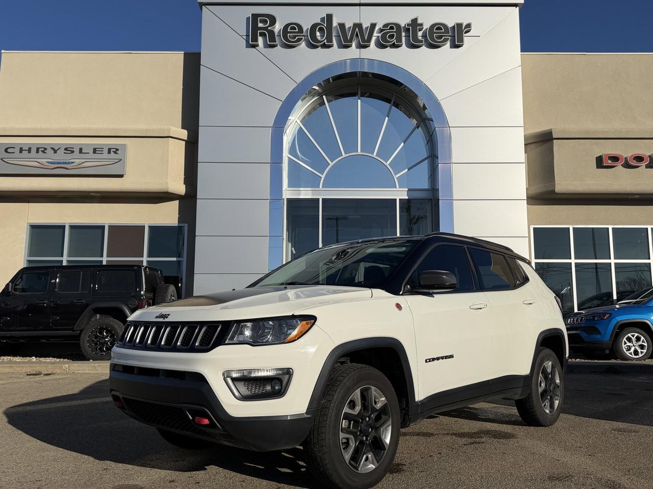 2017 Jeep Compass Trailhawk 4x4 | I4 Tigershark | Leather | Heated Seats | NAV | Remote Start Redwater AB