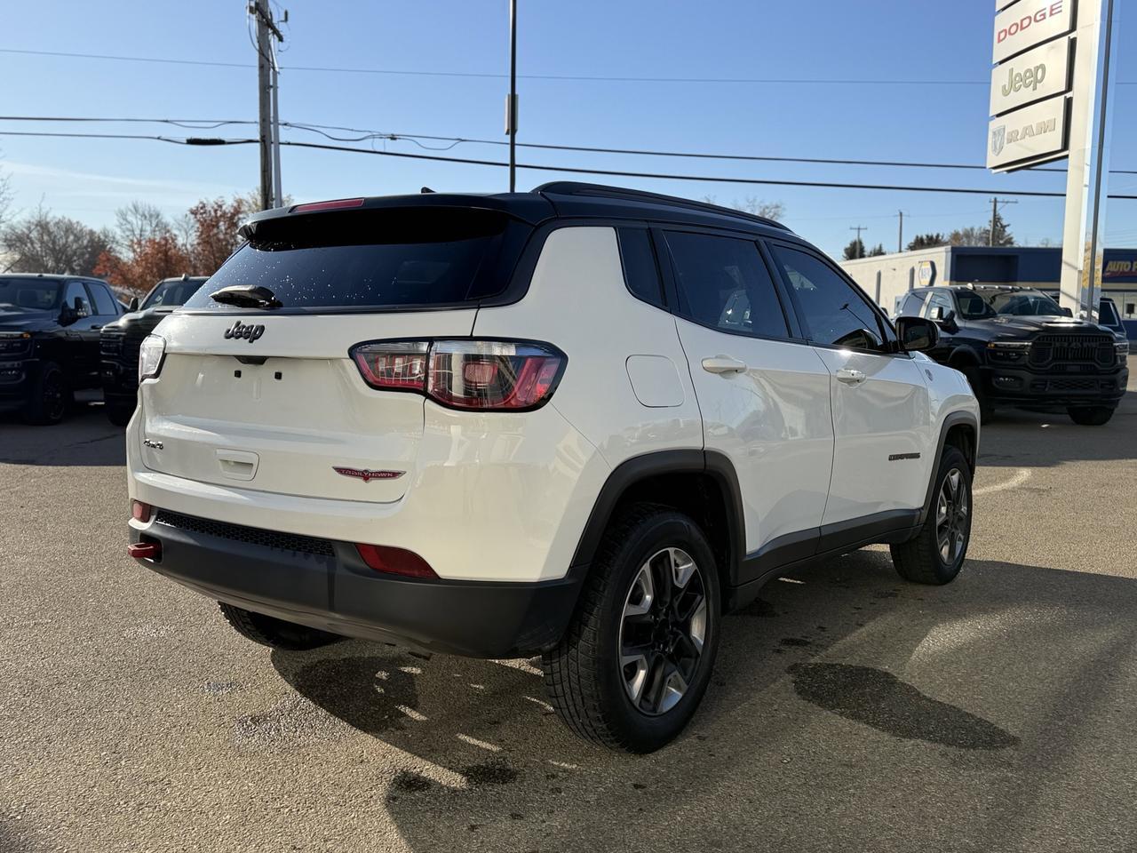 2017 Jeep Compass Trailhawk 4x4 | I4 Tigershark | Leather | Heated Seats | NAV | Remote Start Redwater AB
