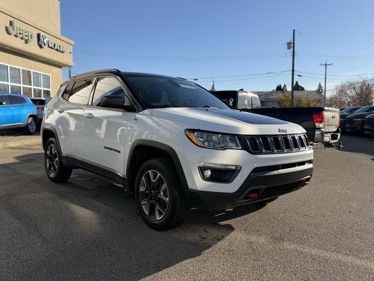 2017 Jeep Compass Trailhawk 4x4 | I4 Tigershark | Leather | Heated Seats | NAV | Remote Start Redwater AB