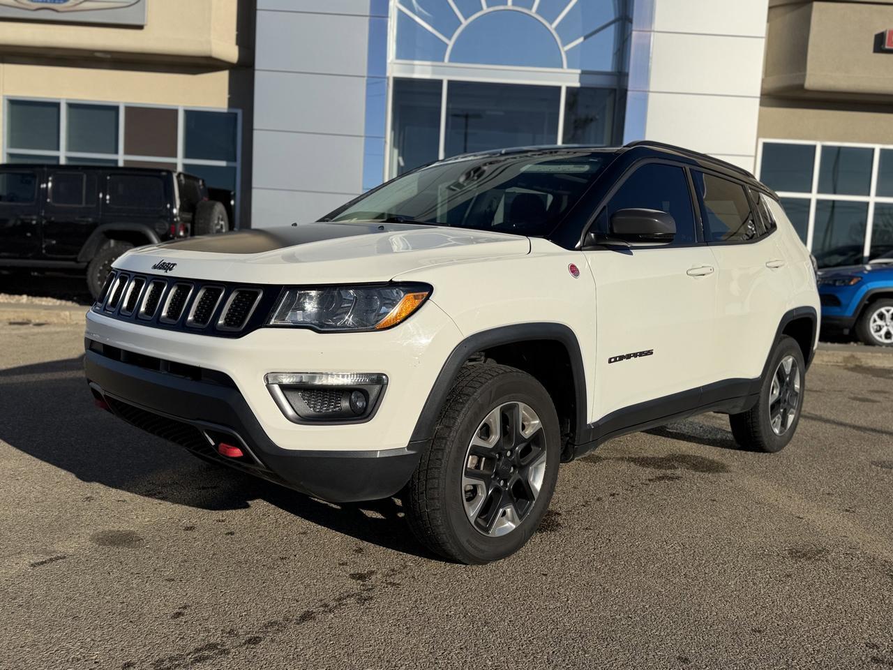 2017 Jeep Compass Trailhawk 4x4 | I4 Tigershark | Leather | Heated Seats | NAV | Remote Start Redwater AB