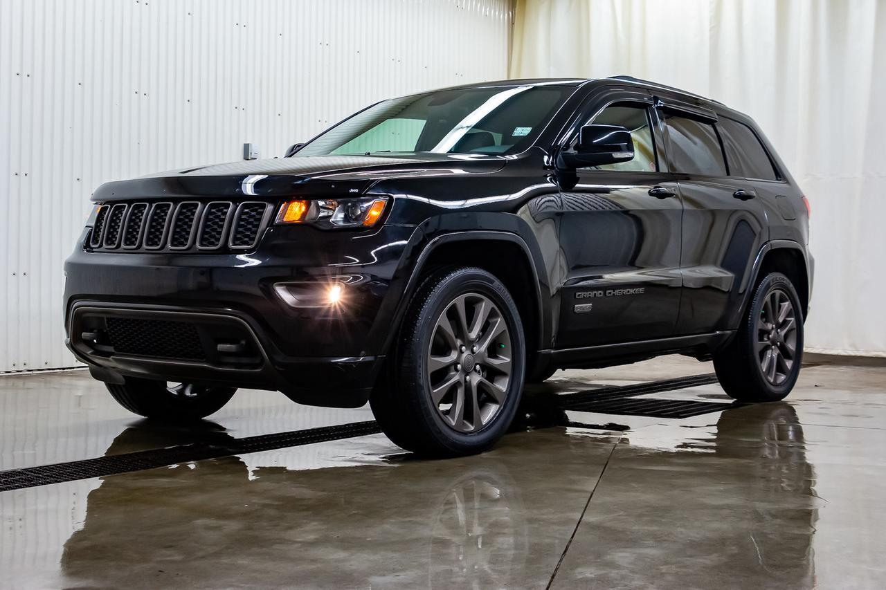 2017 Jeep Grand Cherokee 4x4 Limited 75th Anniversary Leather Roof Red Deer AB